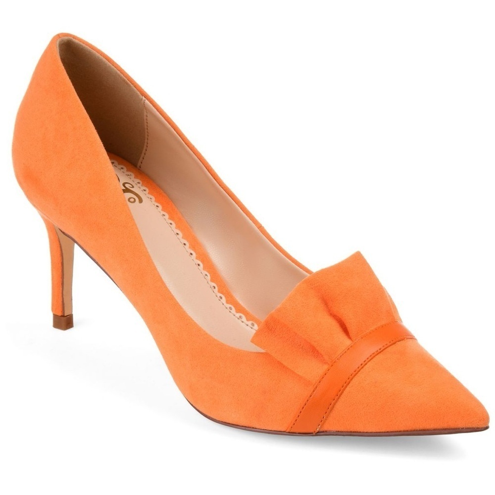 Journee Collection Women's Marek Pointed Toe Mid Heel Pumps